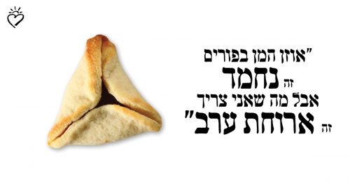 מתנות לאביונים בו ביום פורים חסדי נעמי