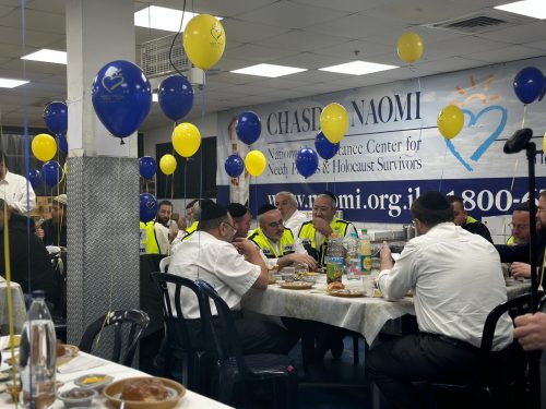 מתנדבי זקא נהנים מארוחה מיוחדת בערב ההוקרה